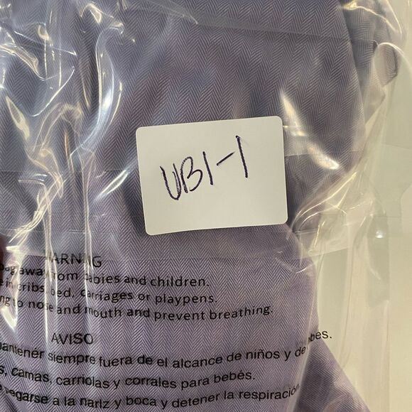 Ralph Lauren sz 16 (Black Label) Men's Non Iron Lavender Dress Shirt ub1-1 - Picture 9 of 9